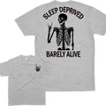 Sleep Deprived Barely Alive T-shirt, Unisex Tshirt For Men And Women, Casual Athletic T-Shirt, Men's Tshirt, Women's...