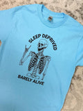 Sleep Deprived Graphic Tee Hoodie, Sweatshirt | RetroVerseTees.com