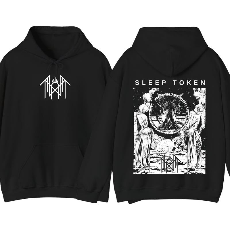 Sleep Token 2025 Art Band Merch Hoodie, Emergence Even In Arcadia Shirt, Sleep Token Tour 2025 Hooded, New Song Concert...
