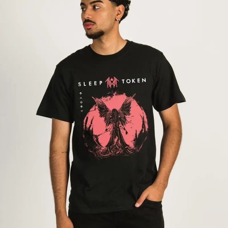Sleep Token's Band T-Shirt, Sweatshirt, Or Hoodie - Classic Fit Unisex Tee for 2024 Tour Fan Merch