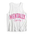 Sleeveless Vest with WB shield Bold "Mentally Spicy" Slogan for WB shield Trendy Edge style 02 T-Shirts, Hoodie, Sweatshirt