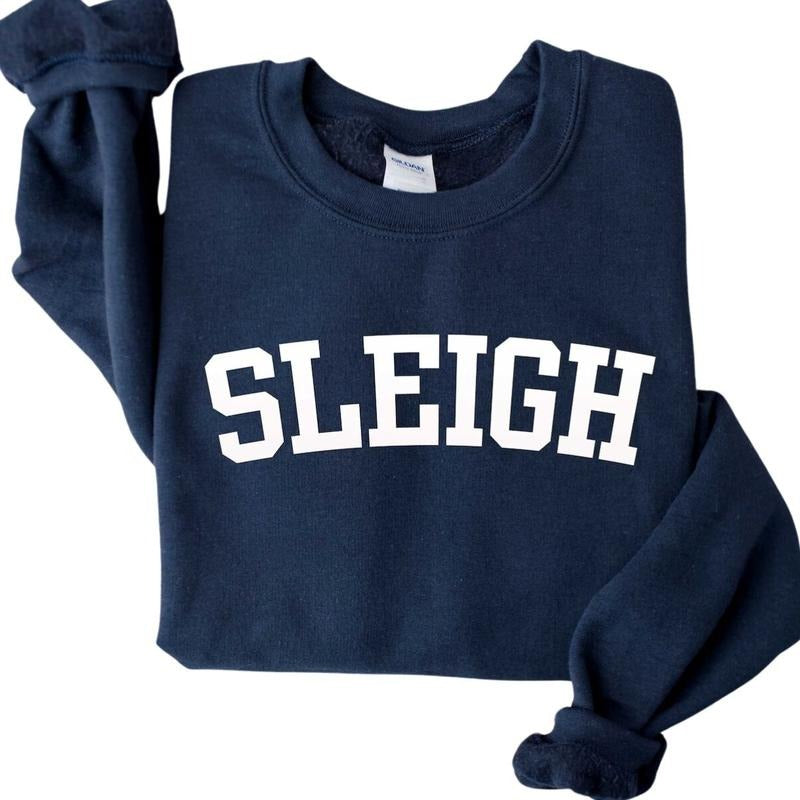 Sleigh  Sweatshirt, Holiday Sweater for Family, Holiday Sweatshirt T-Shirts, Hoodie | RetroVerseTees.com