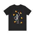 Slightly Subtle Halloween Skeleton Candy Tee, Trump Unisex Short Sleeve Shirt, Spooky Season, Halloween Costume Top, Fun...
