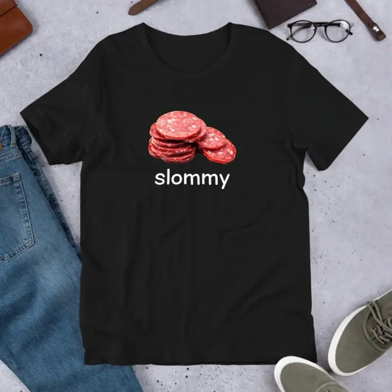 Slommy Salami, Funny Meme Shirt, Ironic Shirt Hoodie, Sweatshirt | RetroVerseTees.com