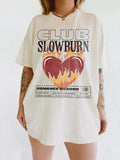 Slow Burn Book Club Shirt Bookish Shirt Romance Book Girlie Morally Grey Book Lover Romance Reader Book Club T-shirt...