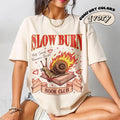 Slow Burn Booktok T-Shirt, Book Club T-Shirt, Graphic Tee - Bookish Shirts, Bookish Gifts, Booktok Gift T-Shirt, Trendy...