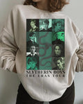 Slytherins Boys Sweatshirt, Green House Shirt, Wizard House Shirt Snake House Shirt Malfoy Shirt Pottery T-Shirt Wizard...