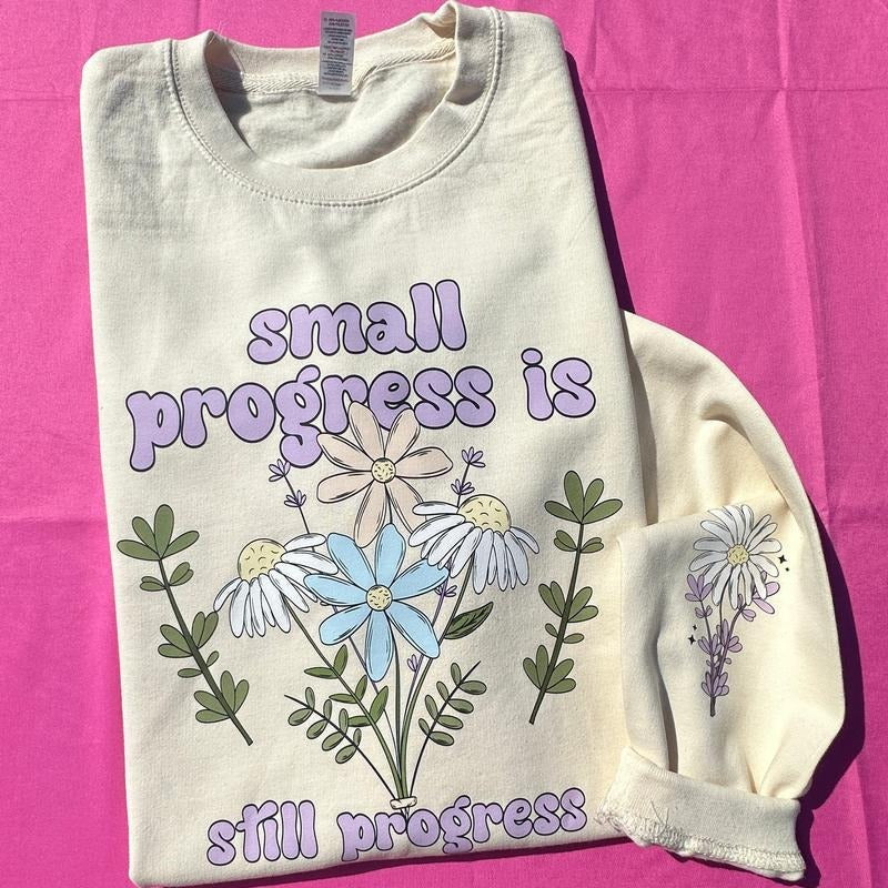 Small Progress Is Progress Just Hoods Sweatshirt T-Shirts, Hoodie | RetroVerseTees.com