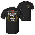 Smashin' Nattys and Bngin' Fatties Funny Drinking Humor Party T-shirt, Nattys Beer Logo Design 2 Sided Unisex Cotton...