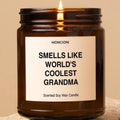 Smells Like World's Coolest Grandma Candle, Funny Grandma Gift, Best Grandmother T-Shirts, Hoodie, Sweatshirt
