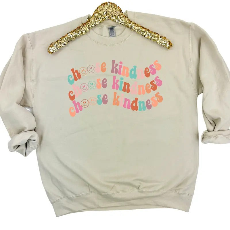 Smile Choose Kindness Sweatshirt 'NLB' T-Shirts, Hoodie | RetroVerseTees.com