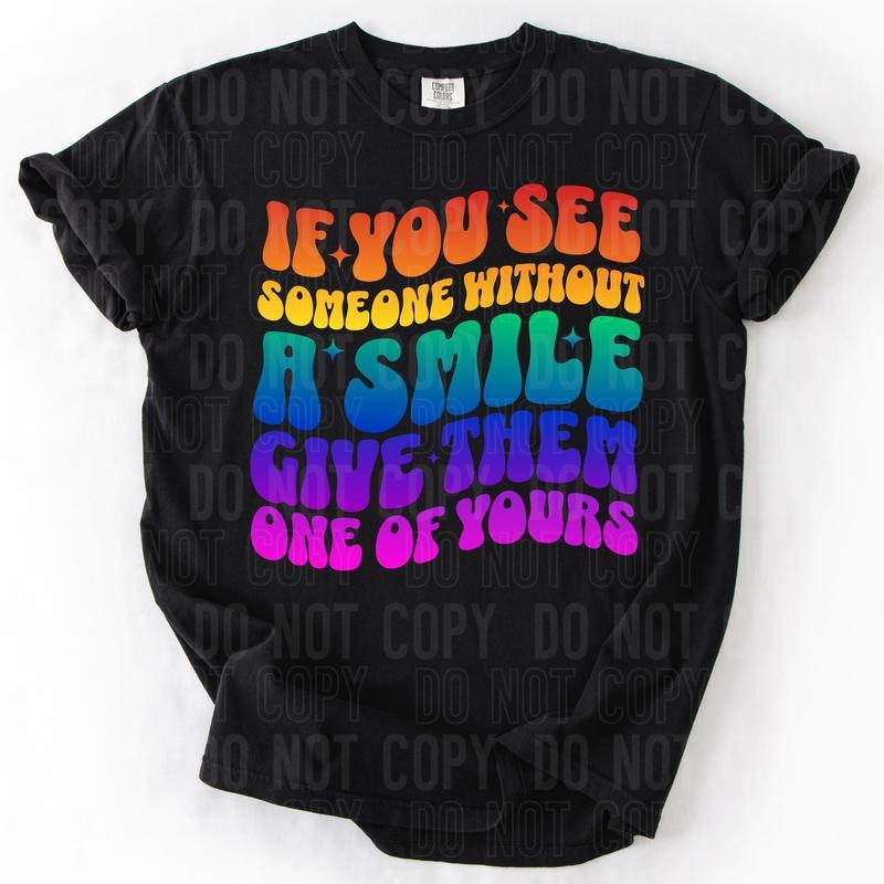 Smile DTF Transfers - THIS IS NOT A SHIRT Hoodie, Sweatshirt | RetroVerseTees.com