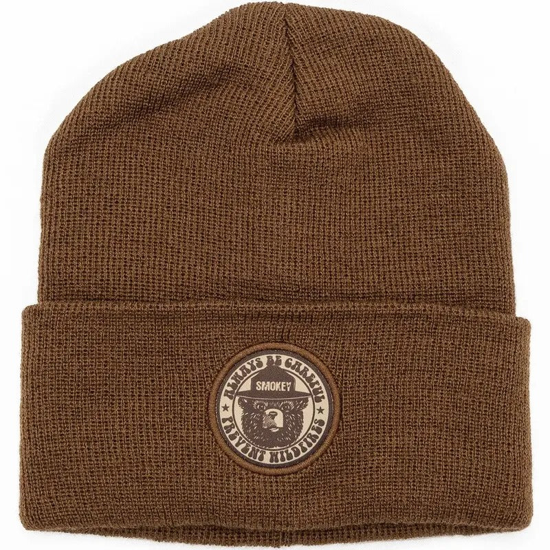 Smokey Bear Always Be Careful Prevent Wildfires Beanie - Brown T-Shirts, Hoodie, Sweatshirt | RetroVerseTees.com
