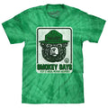 Smokey Bear Keep it Green, Prevent Wildfires Tie Dye T-Shirt - Kelly Green Tie Dye Hoodie, Sweatshirt | RetroVerseTees.com