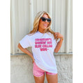 Smokin' Hot Blue Collar Wife Graphic Top T-Shirts, Hoodie, Sweatshirt | RetroVerseTees.com