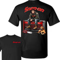 Snap-On Trum Shirt, Snap On Shirt, Crewneck Camo Workwear Shirts, Trump With Chainsaw Graphic Unisex Casual Cotton Tee,...