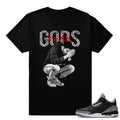 Sneaker  T Shirts Black cement 3 Sneaker Match Tees Gods Plan Black Classic Menswear Hoodie, Sweatshirt | RetroVerseTees.com
