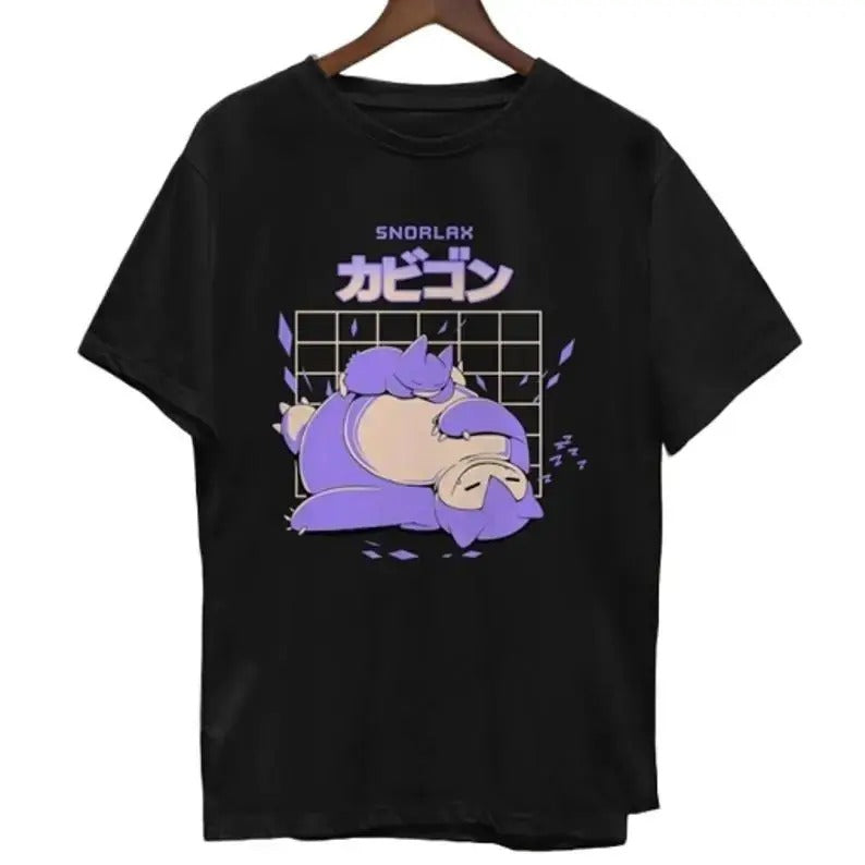 Snorlax Munchlax Sleepy Funny T-shirt Unisex Shirt Snorlax Family Shirt Anime Shirt Gifts Hoodie, Sweatshirt