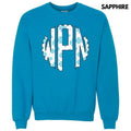 Snowflake Monogram Sweatshirt 'NLB' T-Shirts, Hoodie | RetroVerseTees.com