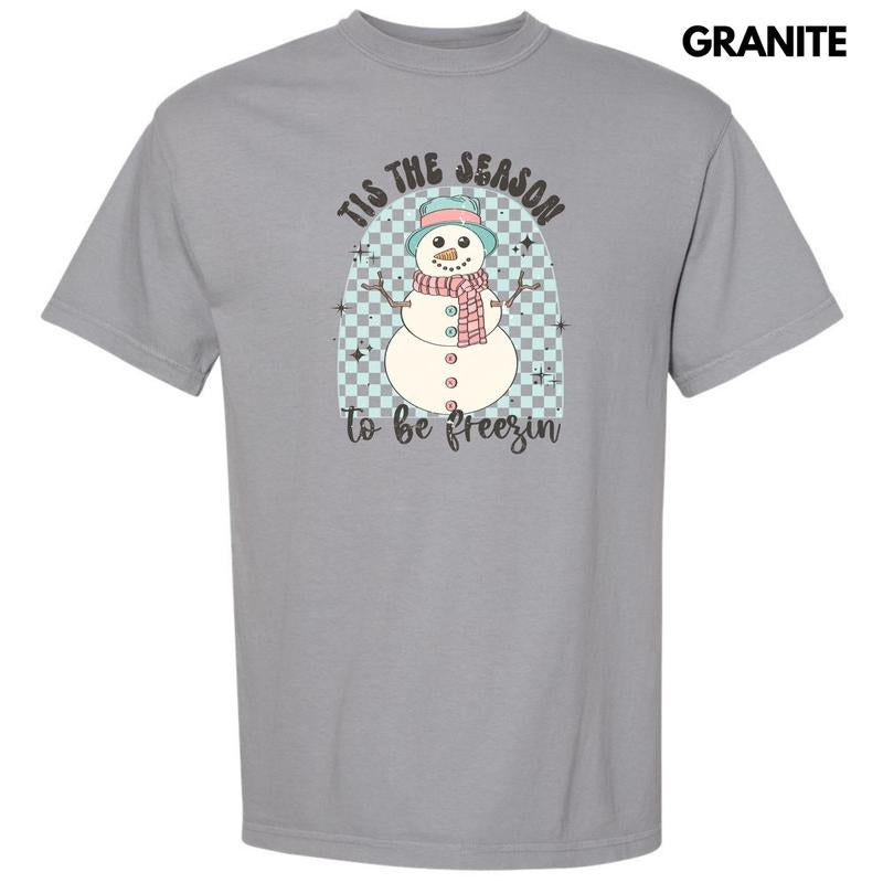 Snowman Be Freezin Comfort Colors T-Shirt 'NLB' Hoodie, Sweatshirt | RetroVerseTees.com