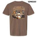 Snowman Merry Christmas Comfort Colors T-Shirt 'NLB' Hoodie, Sweatshirt | RetroVerseTees.com