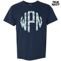 Snowman Monogram Comfort Colors T-Shirt 'NLB' Hoodie, Sweatshirt | RetroVerseTees.com