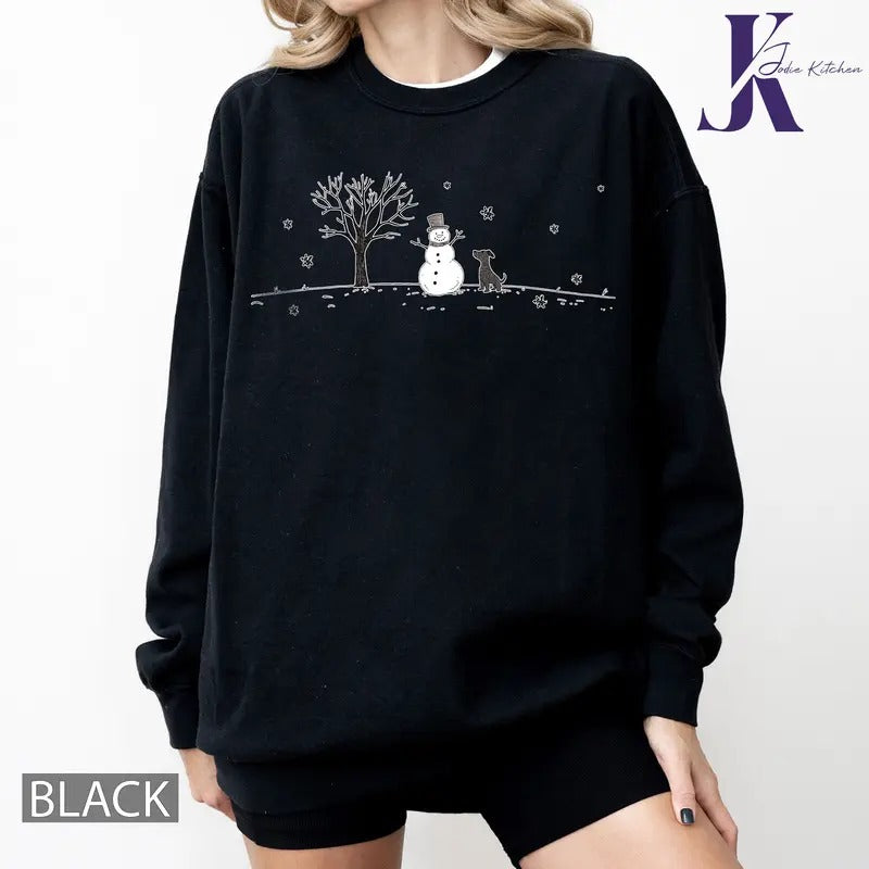 Snowman Sweatshirt, Christmas Snowman Sweatshirt, Merry Christmas Shirt, Winter Sweatshirt Hoodie | RetroVerseTees.com