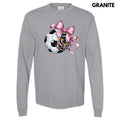 Soccer Dazzling Disco Long Sleeve Comfort Colors T-Shirt 'NLB' Hoodie, Sweatshirt | RetroVerseTees.com
