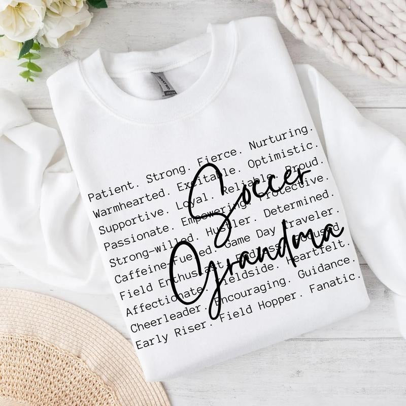 Soccer Grandma DTF Transfers - THIS IS NOT A SHIRT Hoodie, Sweatshirt | RetroVerseTees.com