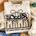 Soccer Mama Coquette Shirt Shirt, Trendy Soccer Mom Shirt, Soccer Mom, Soccer Mama Shirt Shirt, Coquette Checkered Shirt...