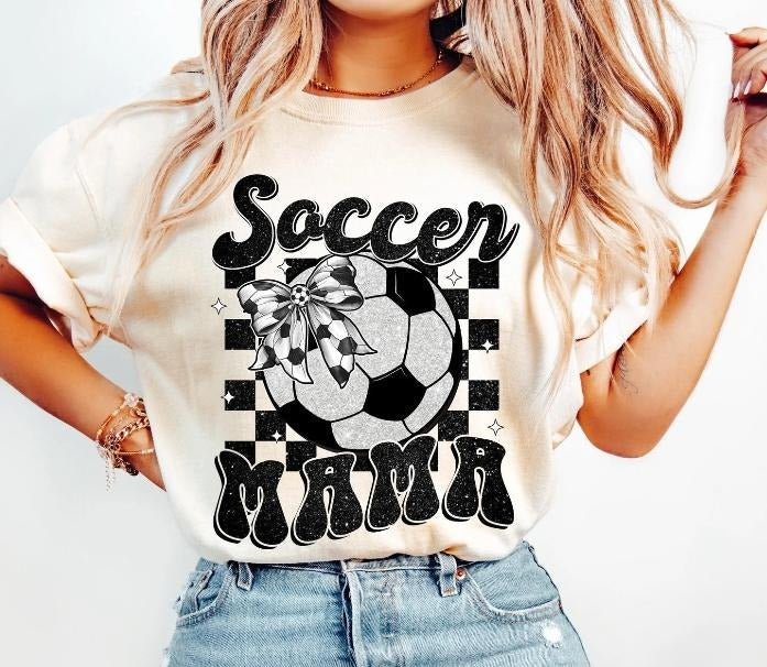 Soccer Mama DTF Transfers - THIS IS NOT A SHIRT Hoodie, Sweatshirt | RetroVerseTees.com