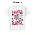 Soccer Mama Vintage Pink Coquette Bow Mama Mom TNF'WB shield Day T-Shirt style 02 Hoodie, Sweatshirt | RetroVerseTees.com