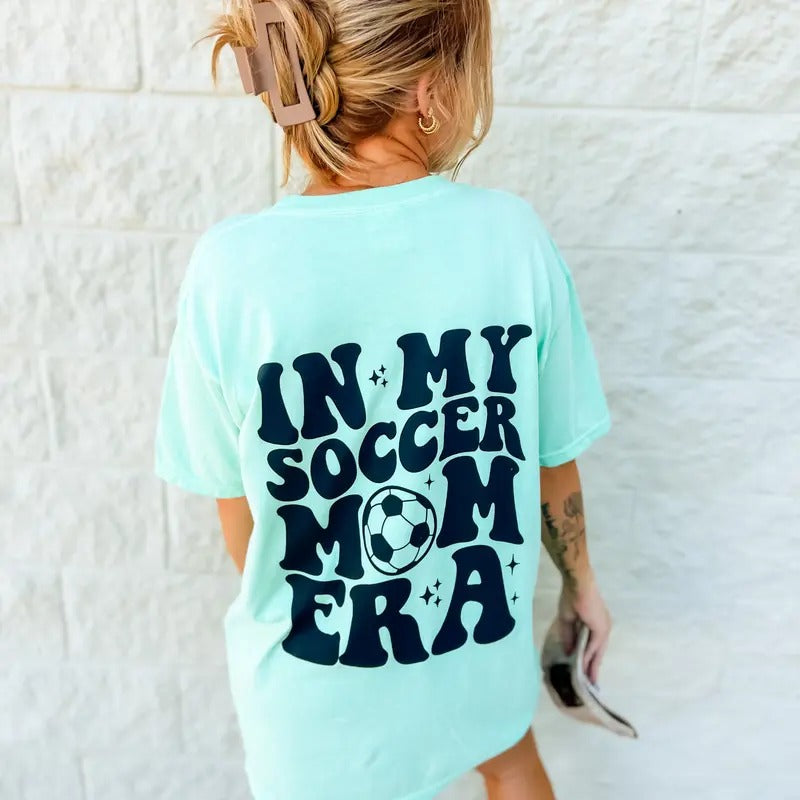 Soccer Mom Era Graphic Tee Hoodie, Sweatshirt | RetroVerseTees.com