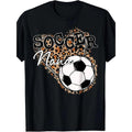 Soccer Nana Leopard Print T-Shirt - Fun and Casual Wear Made in USA Hoodie, Sweatshirt | RetroVerseTees.com