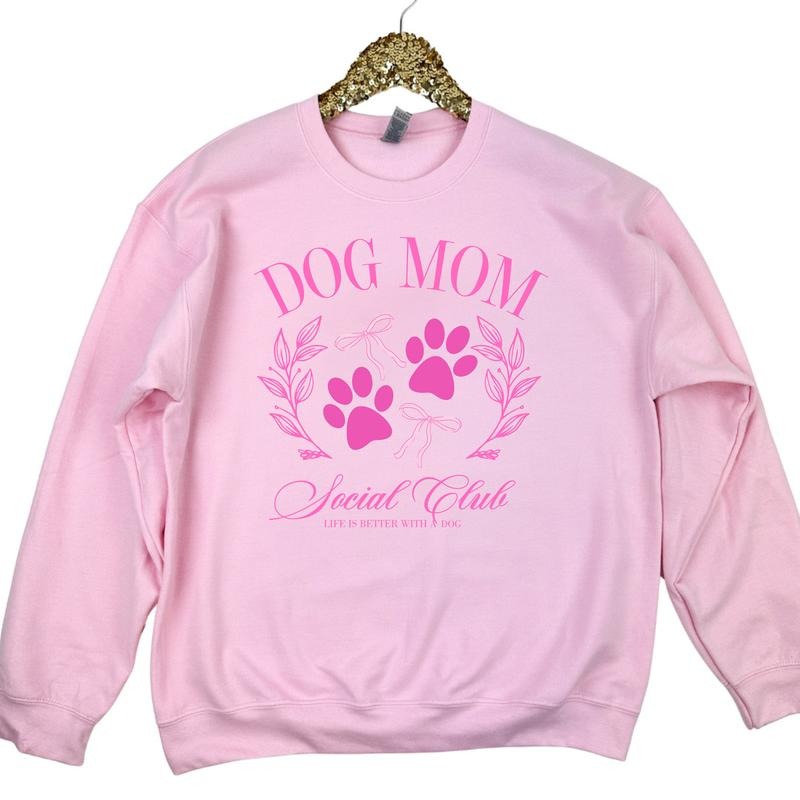 Social Dog Mom Club Sweatshirt 'NLB' T-Shirts, Hoodie | RetroVerseTees.com