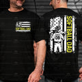 Softball Dad Shirt, Personalized Name and Number Softball Shirts for Men, American Softball Dad, Sports Dad Shirt,...