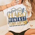 Softball Hit Hard Run Fast Swing Left Retro Softball Shirt Shirt Softball Saying Shirt Game Day Softball Shirt Retro...
