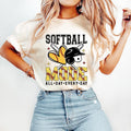 Softball Mama T-Shirt, Softball T-Shirt, Sports T-Shirt, Trendy Softball Mom T-Shirt, Softball Team T-Shirt Hoodie,...