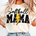 Softball Mama Varsity T-Shirt, Softball Mama Shirt, Softball Lightning T-Shirt Hoodie, Sweatshirt | RetroVerseTees.com