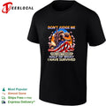 Soldier kneeling American flag don’t judge me you can’t handle half of what I have survived shirt