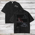 Solo Leveling Anime Acid Wash Oversize T-Shirt Jinwoo Sung Anime Tee Gift For Him, Gildan Unisex, Premium Quality Cotton,...