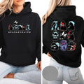 Solo Leveling Chibi Graphic Hoodie Double-sided, Anime Manga Graphic Pullover Hoodie Cotton T-Shirts, Sweatshirt