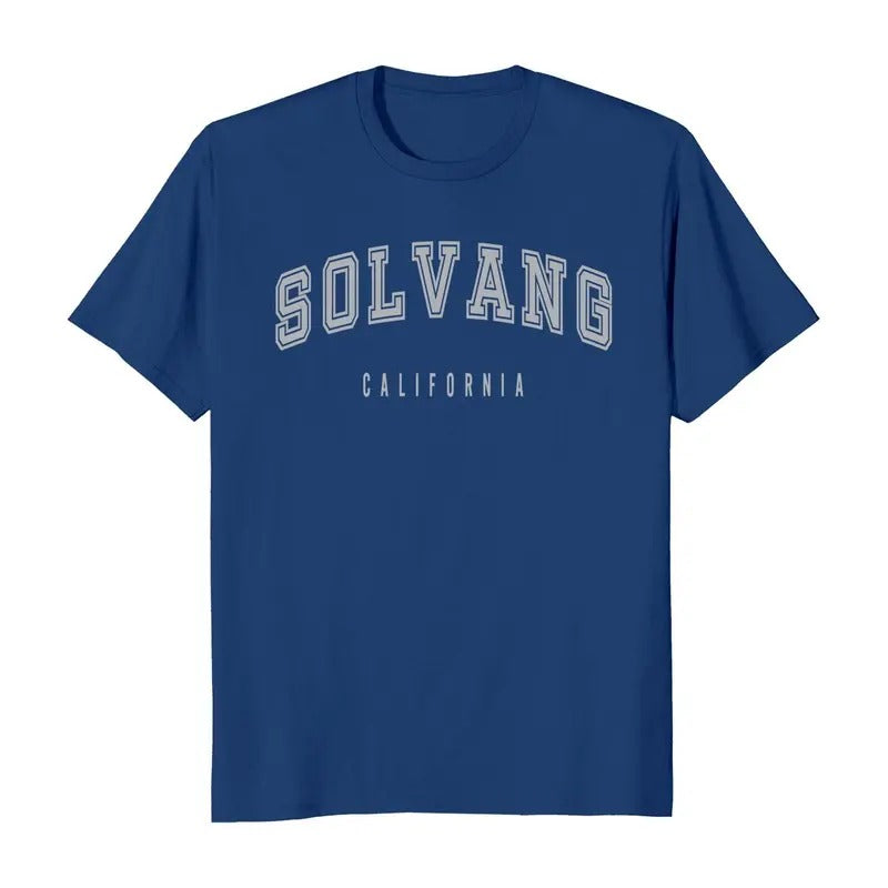 Solvang California Classic Short Sleeve Men's T-Shirt Casual Cotton Hoodie, Sweatshirt | RetroVerseTees.com