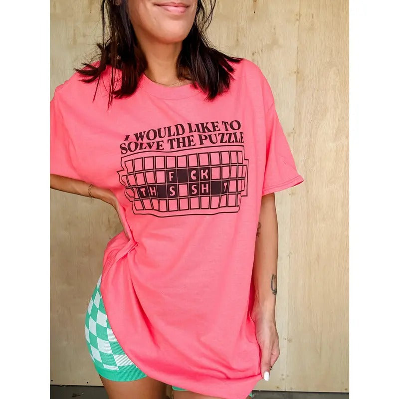 Solve The Puzzle Graphic Tee Hoodie, Sweatshirt | RetroVerseTees.com