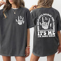 Some Girls Love Beards And Tattoos It's Me, I'm Some Girls Shirt, Funny Quote Graphic Printed T-shirt, Women Rock Style...