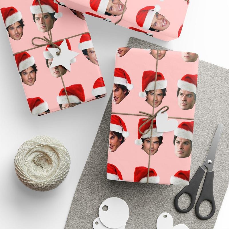 Somerhalder Wrapping Paper Paul Wesley Gift Wrap Paper for Any Occasion T-Shirts, Hoodie, Sweatshirt | RetroVerseTees.com