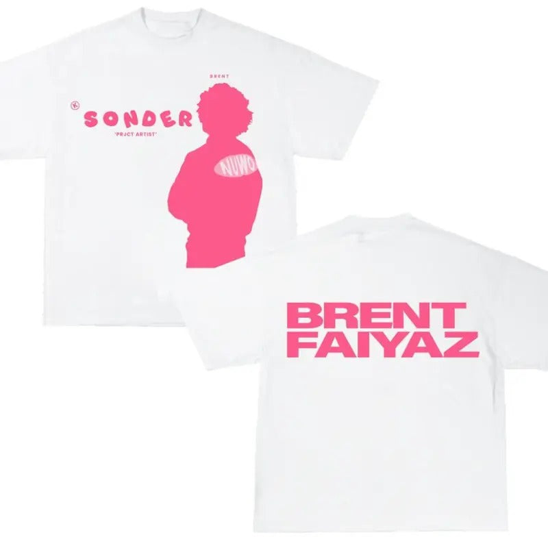 Sonder Pink Cute Brent Faiyaazzzz Rap Shirt Hoodie, Sweatshirt | RetroVerseTees.com