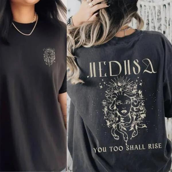 Sonia Samra Medusa T-shirt, Female Rage Girl Power Feminist Swatshirt, Unisex Graphic Tee, Smooth Fabric, Aesthetic...