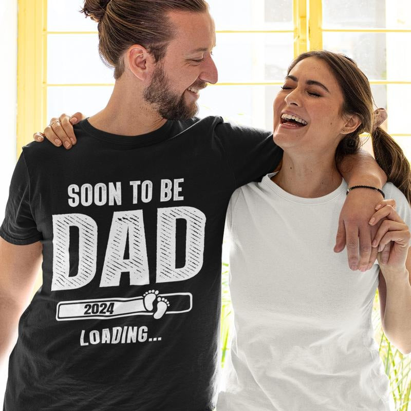 Soon Hidden leaf ninja Be Dad 2024 Loading for Pregnancy Announcement T-Shirt Hoodie, Sweatshirt | RetroVerseTees.com