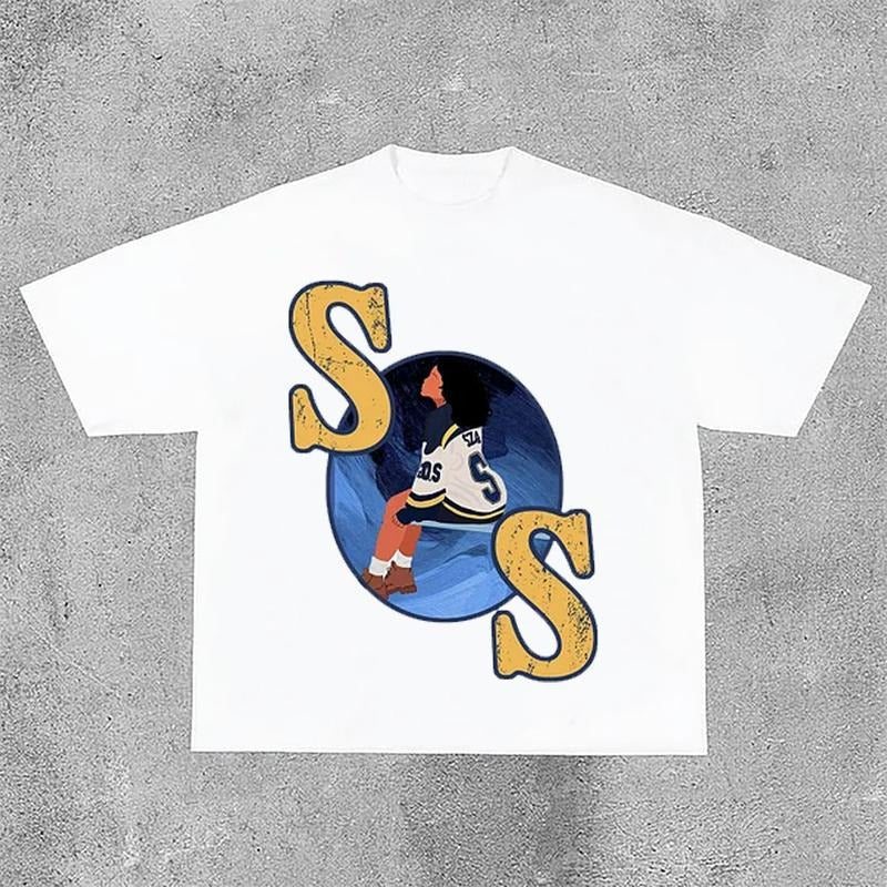 Sopula Fashion SZA Graphics Print Street Cropped T-Shirts Hoodie, Sweatshirt | RetroVerseTees.com